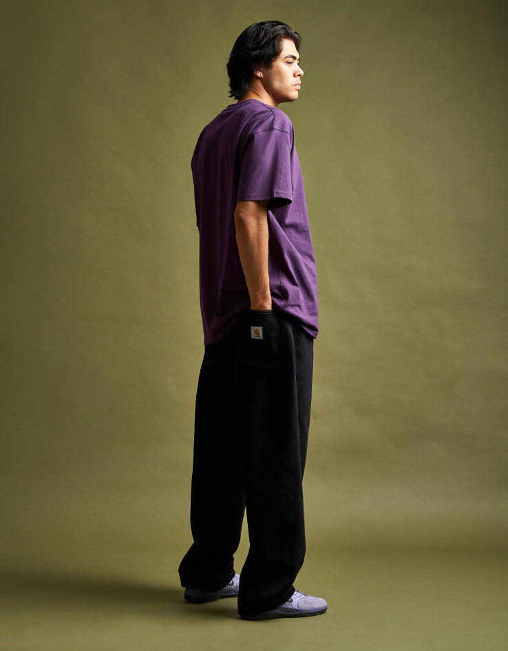 Carhartt WIP Brandon Pant - Black (Rinsed) | Route One