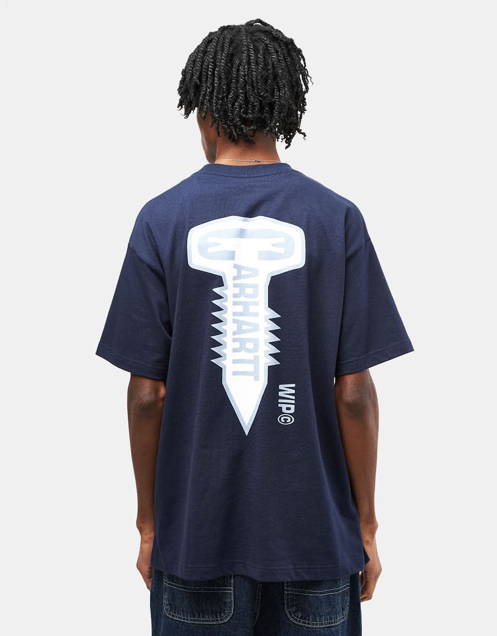 【Carhartt】CROSS SCREW T-SHIRT ユニセックス R5414 Carhartt WIP Men's Cross Screw T-Shirt | Black