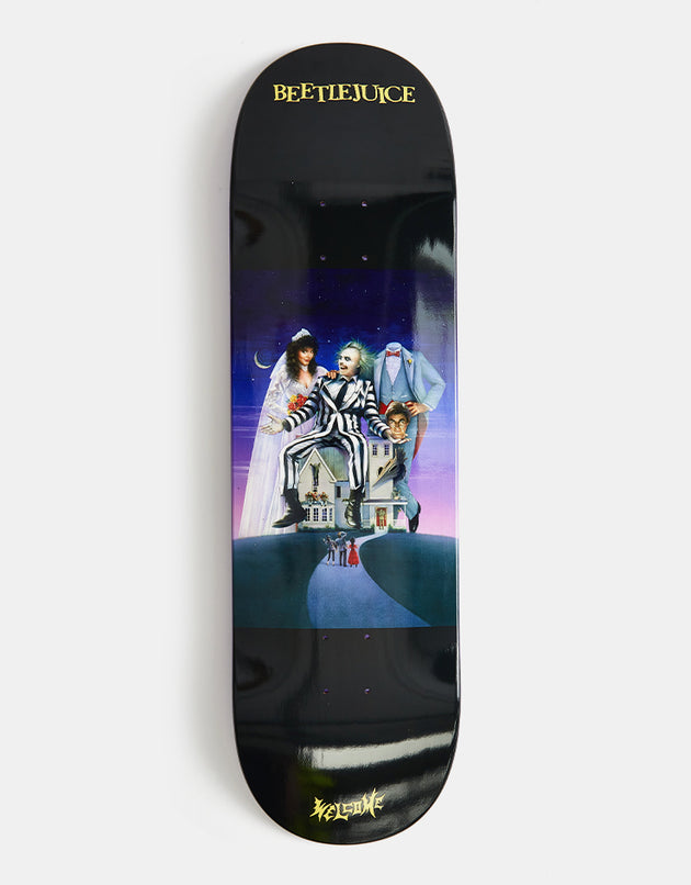 Welcome x Beetlejuice Showtime Skateboard Deck - 9"
