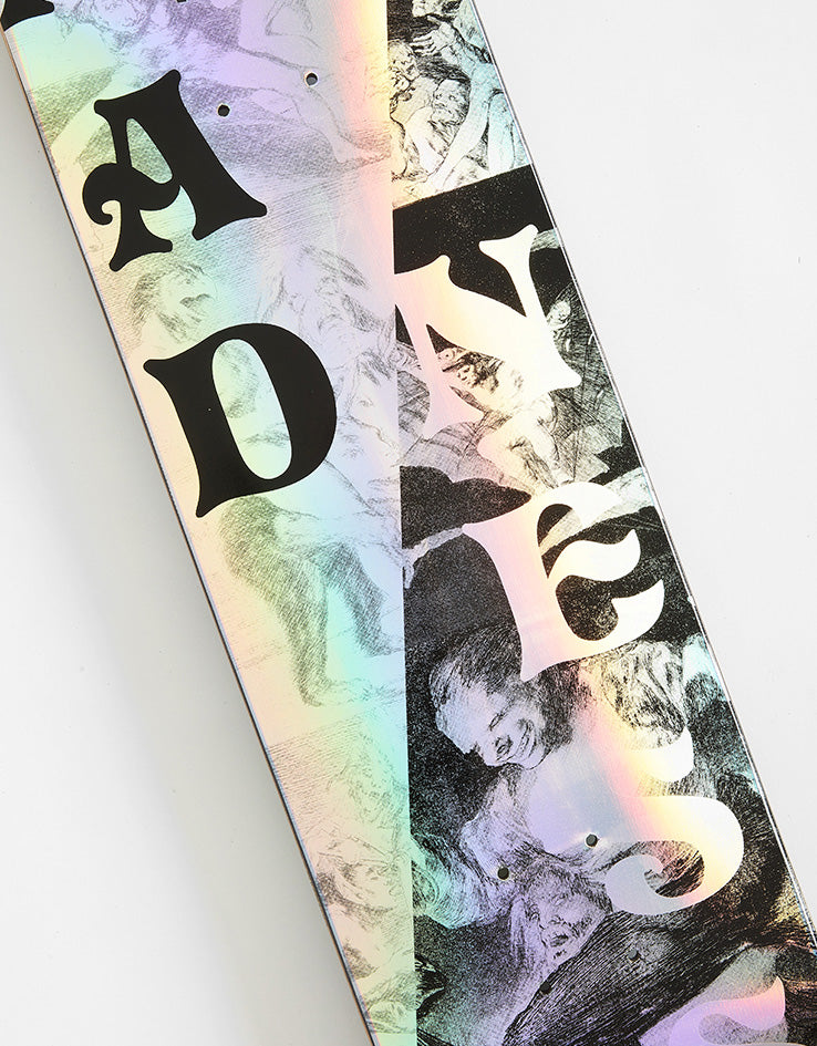 Madness Split Overlap Holo R7 Skateboard Deck - 8"
