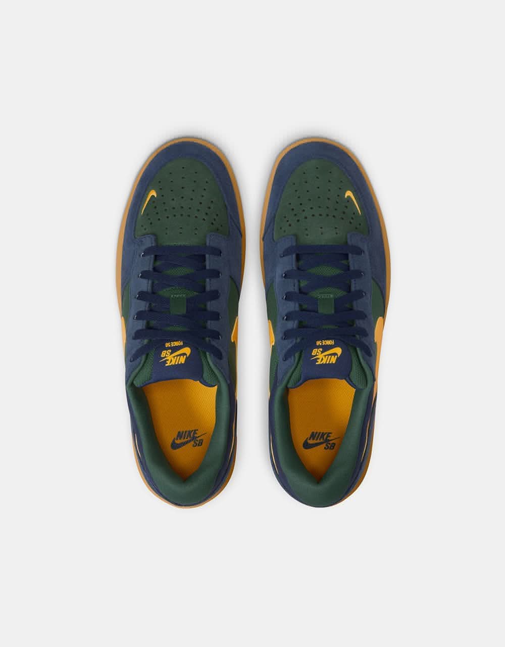 nike sb air force ii low midnight green