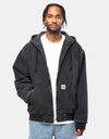Carhartt WIP OG Active Jacket - Black 'Stone Washed' (Denim)