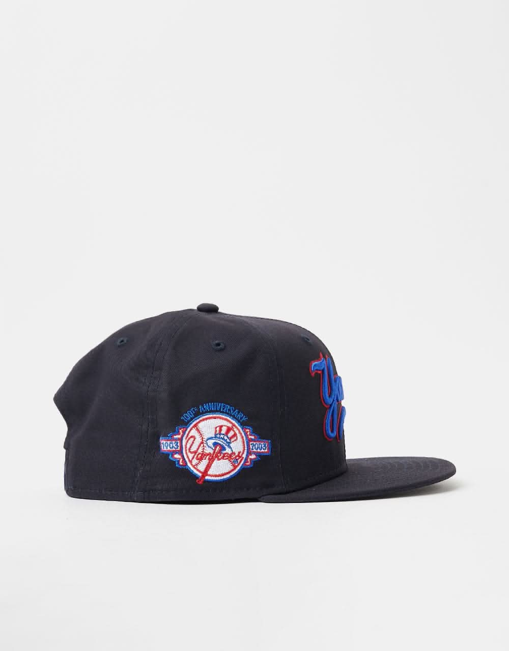 New Era 9Fifty® New York Yankees Wordmark Patch Snapback Cap - Navy