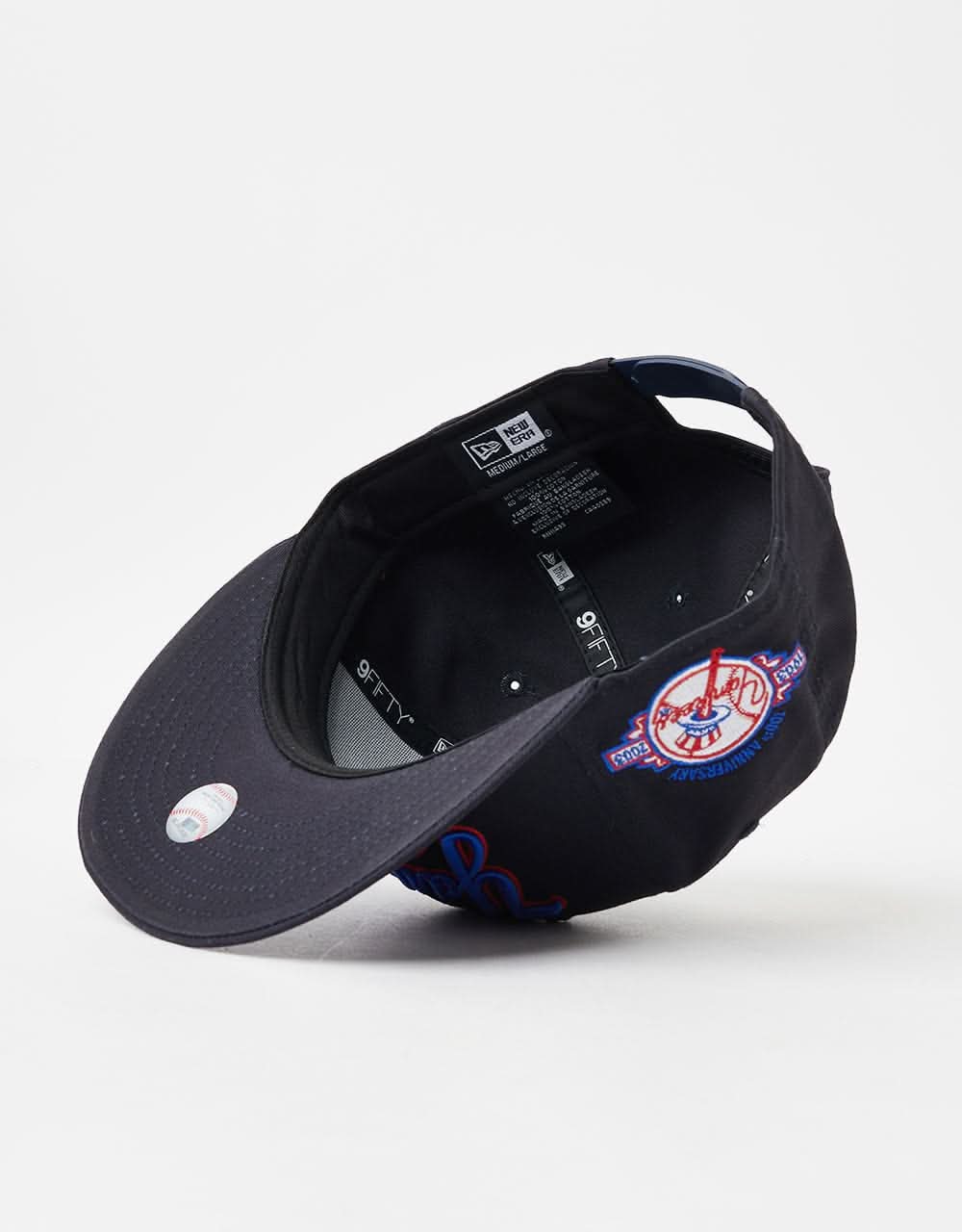 New Era 9Fifty® New York Yankees Wordmark Patch Snapback Cap - Navy