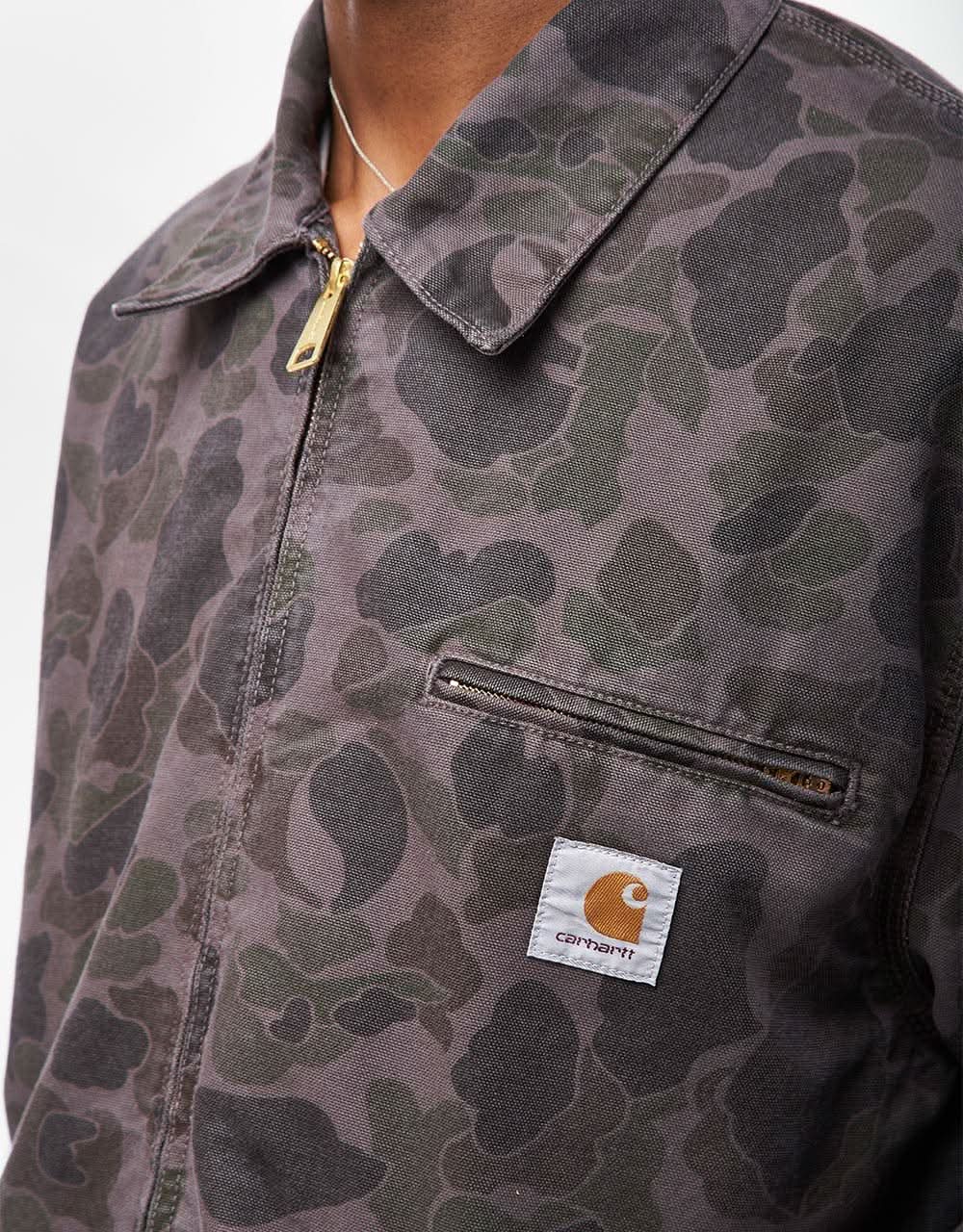 Carhartt WIP Duck Detroit Jacket - Camo Duck/Green/Graphite