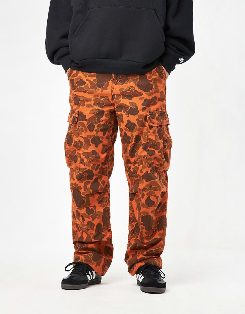 Carhartt WIP Duck Cargo Pant Camo Duck/Green/Turmeric Route One