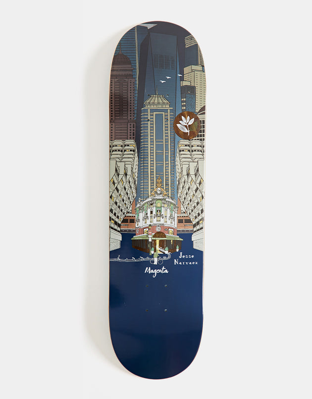 Magenta Narvaez City Jazz Skateboard Deck - 8.4"