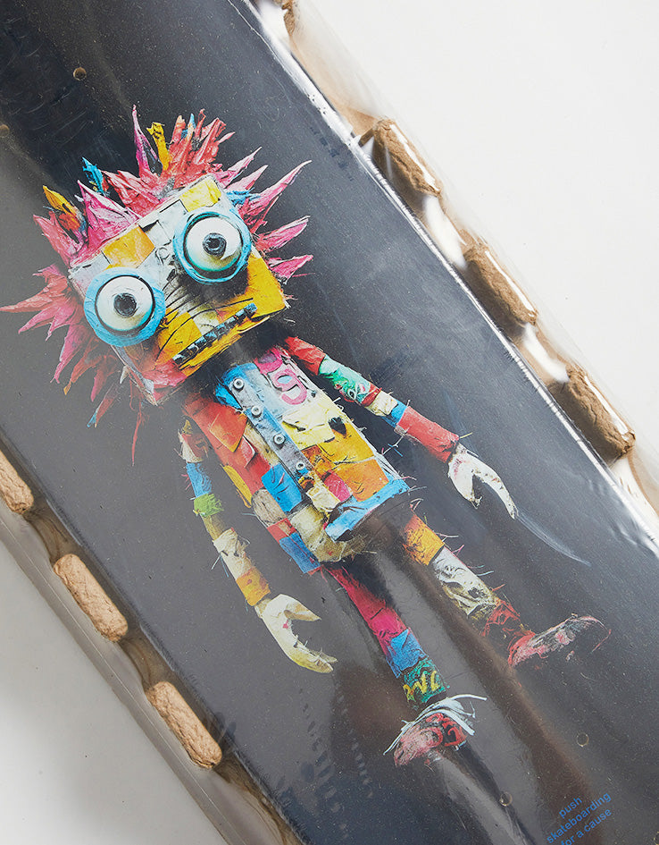 Push Rag Doll Guy FP Incomplete Skateboard - 8"