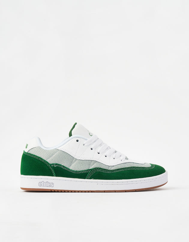Etnies Snake Skate Shoes - Green/White/Grey