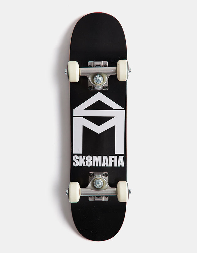 Sk8Mafia House Logo BW Micro Complete Skateboard - 6"