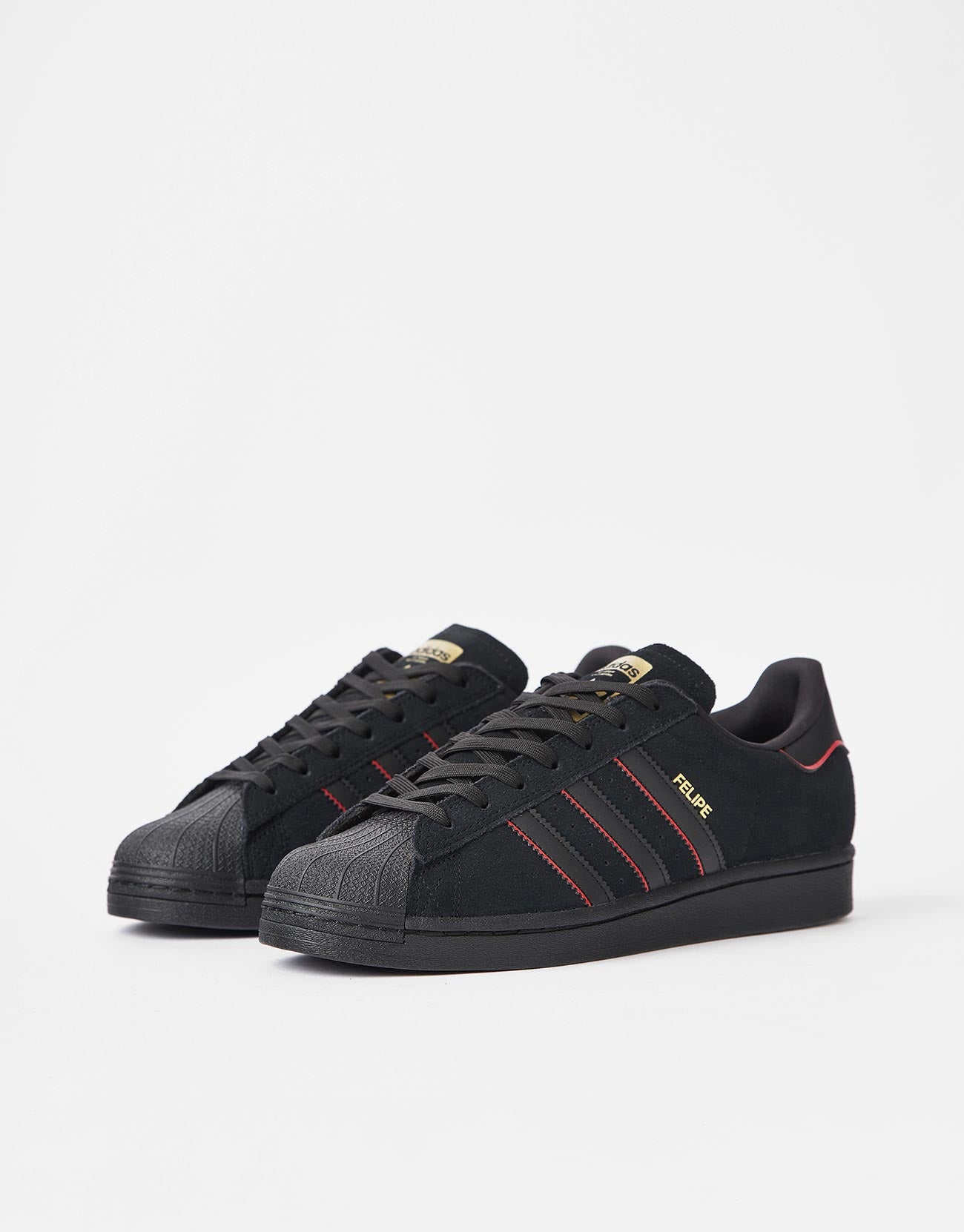 adidas x Felipe Superstar ADV Skate Shoes - Core Black/Better