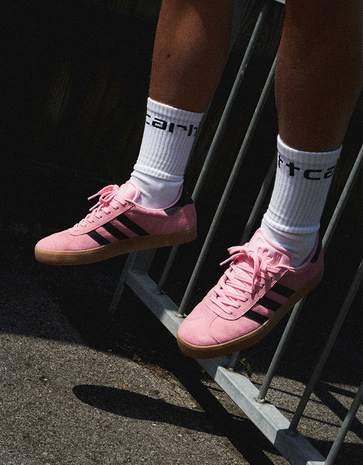 adidas Gazelle ADV Skate Shoes - Light Pink/Core Black/Gum