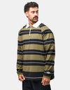 adidas Shmoo Rugby Shirt - Olive/Black/White