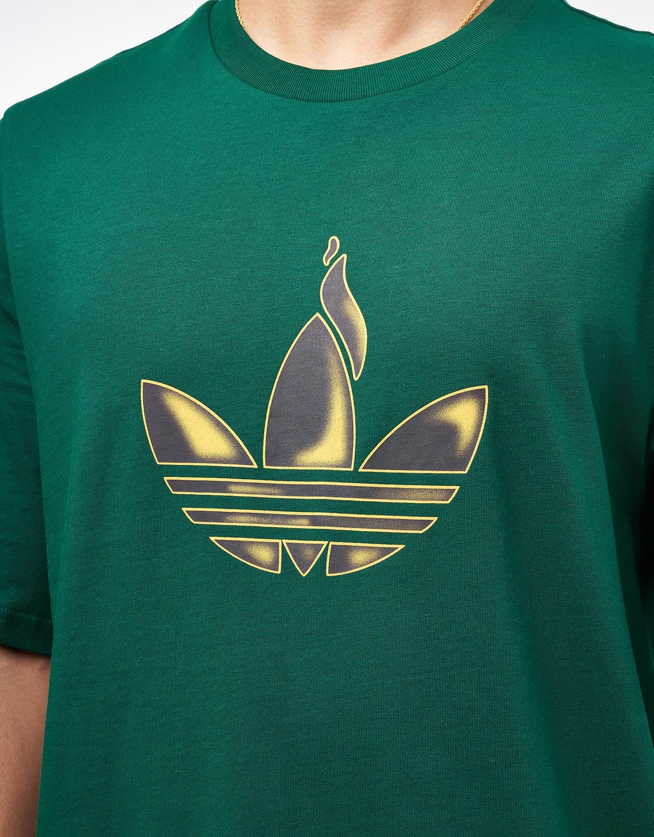 adidas Tref Torch T-Shirt - Dark Green – Route One