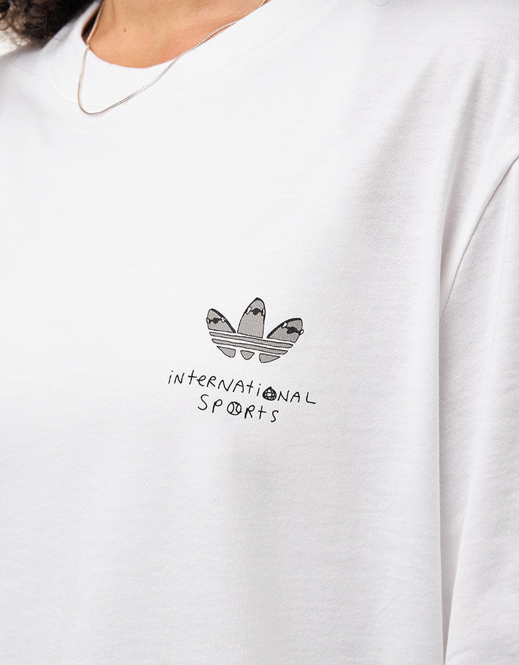 海外【ADIDAS】 Henry Jones Trash Mens Tee ADIDAS Henry Jones Trash Mens Tee - WHITE | Tillys