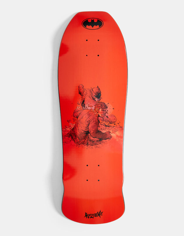 Welcome x Batman Knockout on Early Grab Skateboard Deck - 10"