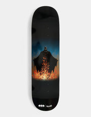 Welcome x Batman Bat Flames Skateboard Deck - 8.5"