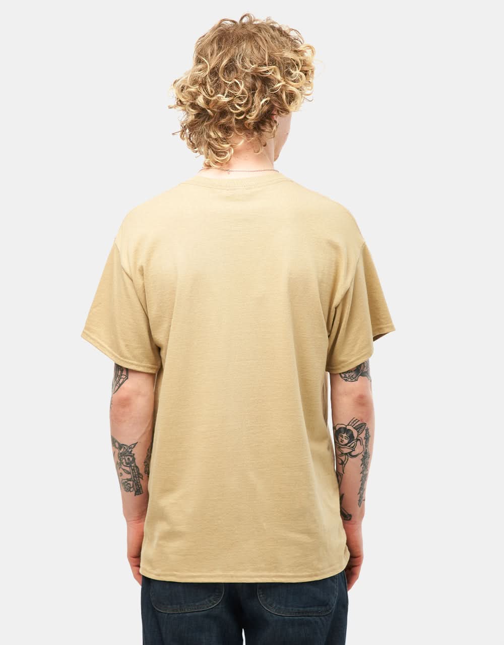 Thrasher Chains T Shirt Tan Route One