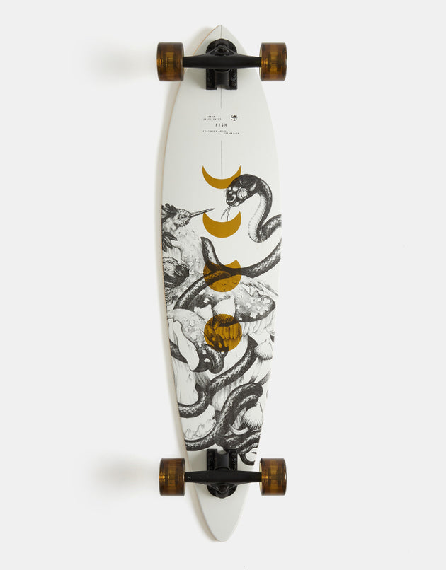 Arbor x Zoe Keller Bamboo Fish Pintail Longboard - 37" x 8.5"