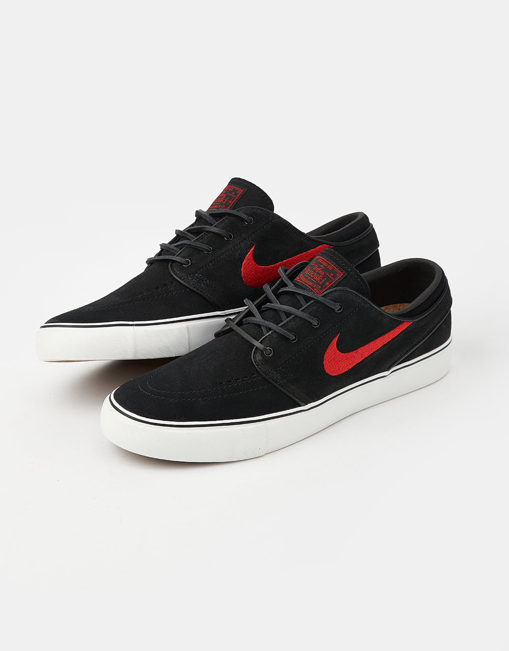 Nike SB Zoom Janoski OG+ Skate Shoes - Black/University Red-Black