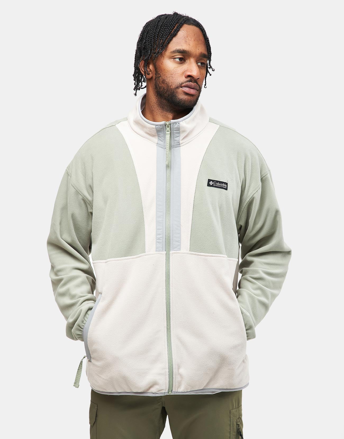 Columbia Backbowl™ II Lightweight Full Zip Fleece - Safari/Dark