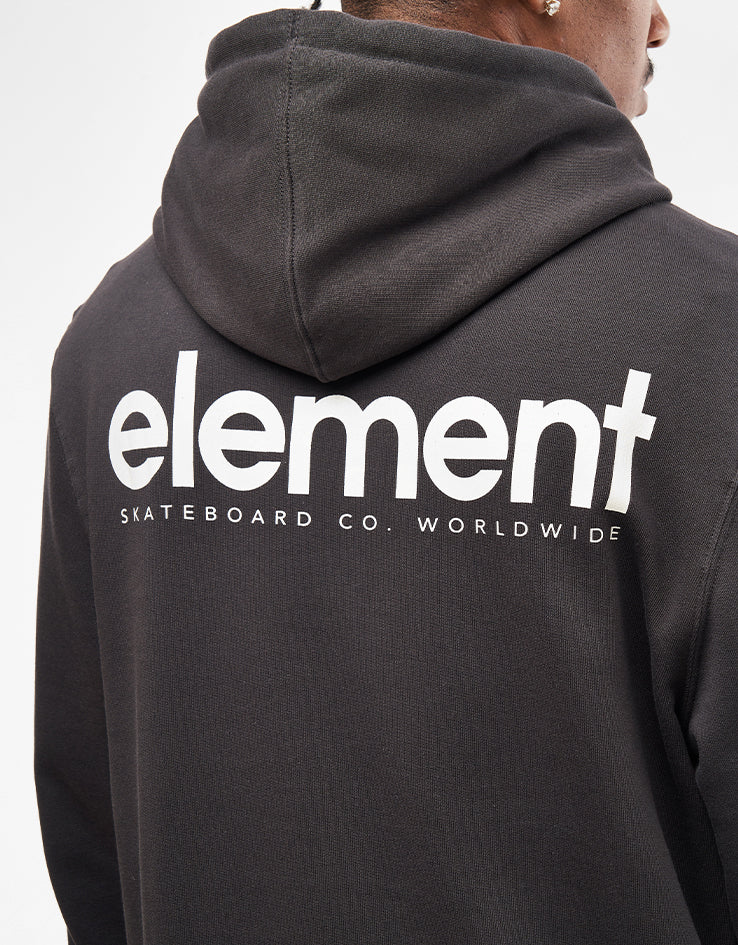 Basic Element Apparel Element Simple Logo Pullover Hoodie - Off Black