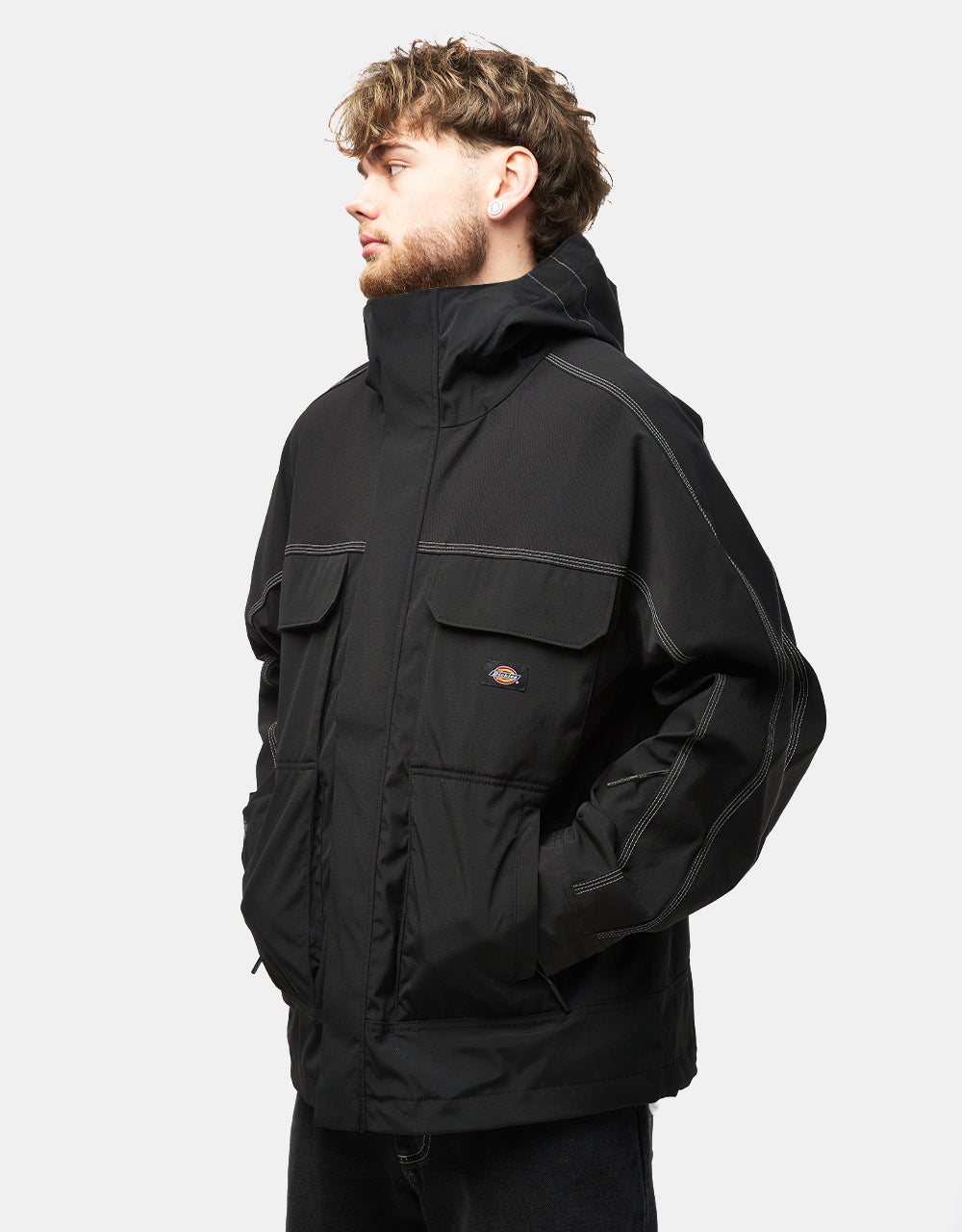 Dickies Ronan Hooded Jacket - Black – Route One