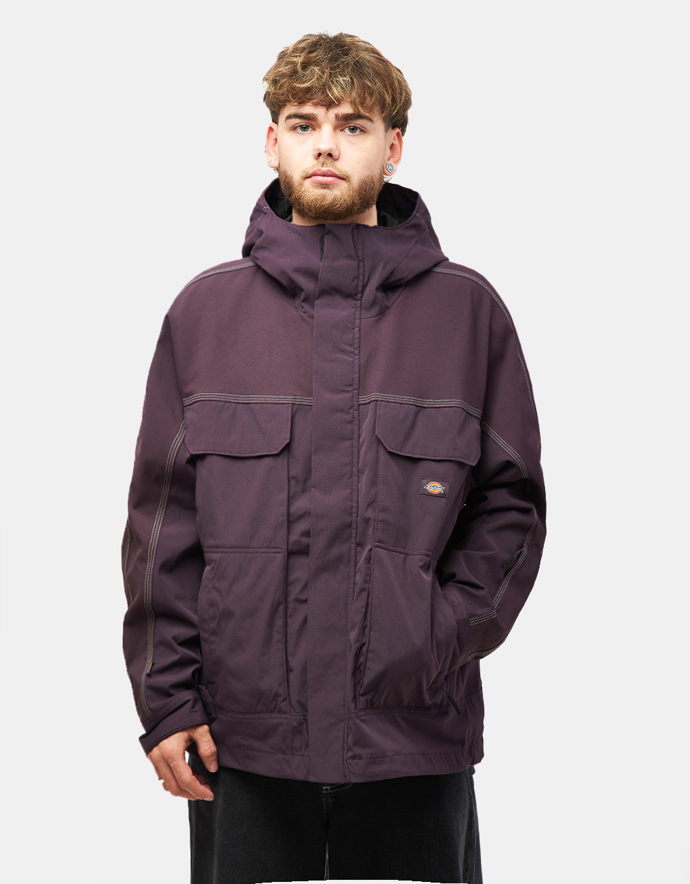 Dickies Ronan Hooded Jacket - Plum Perfect – Route One