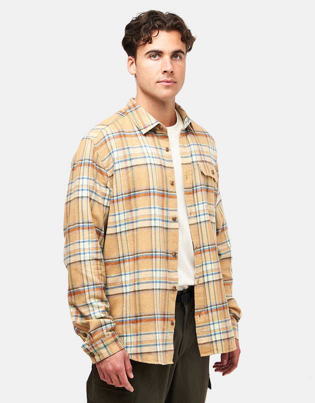 Patagonia Lightweight Fjord L/S Flannel Shirt - Daydream: Beeswax Tan