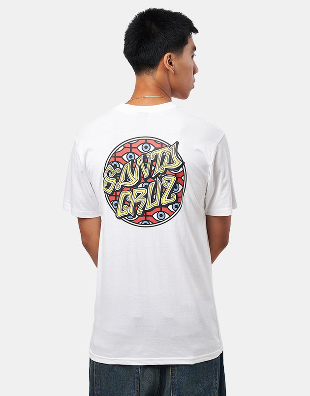 Santa Cruz Salba Eyes Dot T-Shirt - White
