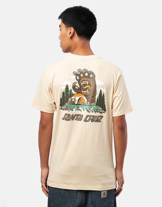 Santa Cruz Screaming Grizzly T-Shirt - Blond Wood