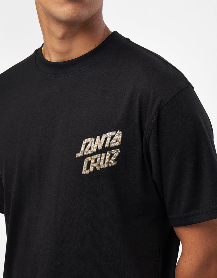 Santa Cruz Screaming Grizzly T-Shirt - Black