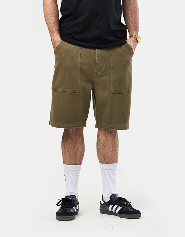 Santa Cruz Opus Dot Workwear Shorts - Uniform Green