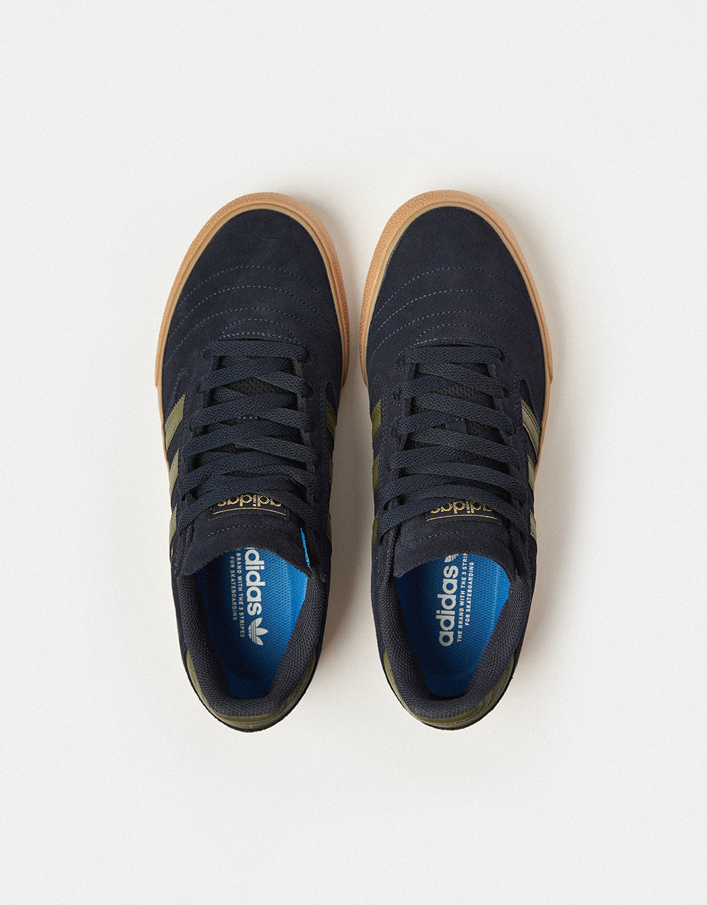 adidas Busenitz Vulc II Skate Shoes Legend Ink/Olive Strata/Gold