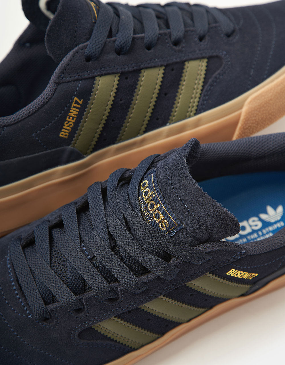 adidas Busenitz Vulc II Skate Shoes Legend Ink/Olive Strata/Gold