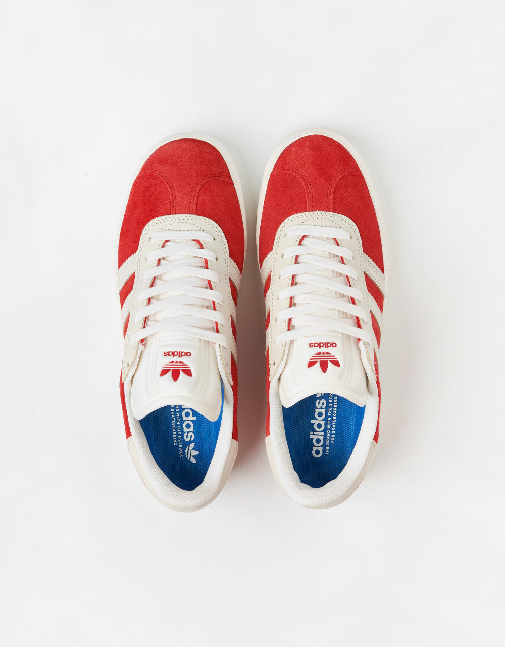 adidas Gazelle ADV Skate Shoes - Better Scarlet/Chalk White/Gold Metal Route One adidas Gazelle ADV Skate Shoes - Better Scarlet/Chalk White/Gold Metal Route One