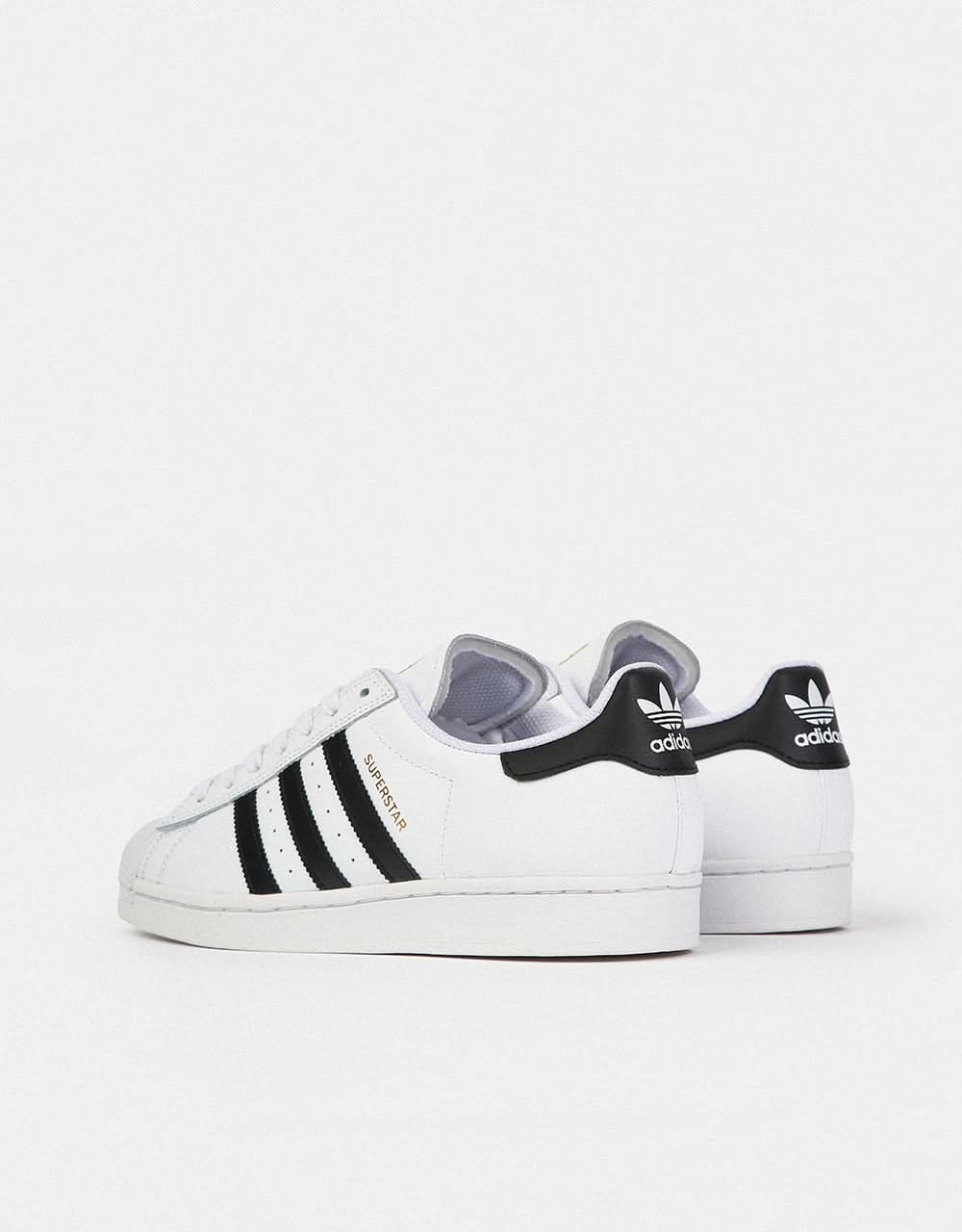 adidas Superstar ADV Skate Shoes - White/Core Black/White Route One adidas Superstar ADV Skate Shoes - White/Core Black/White Route One