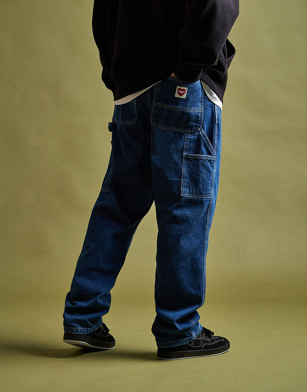Carhartt WIP Single Knee Pant - Blue Heart (Stone Washed)