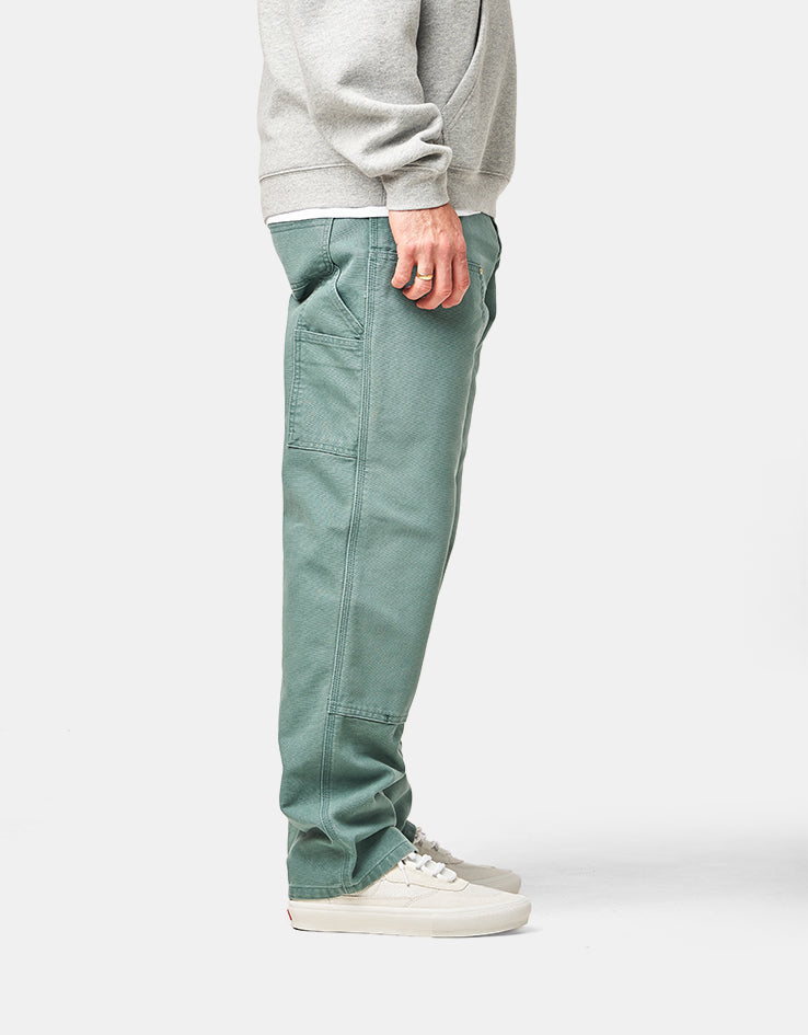 Carhartt WIP Double Knee Pant - Silver Pine (Stone Canvas)