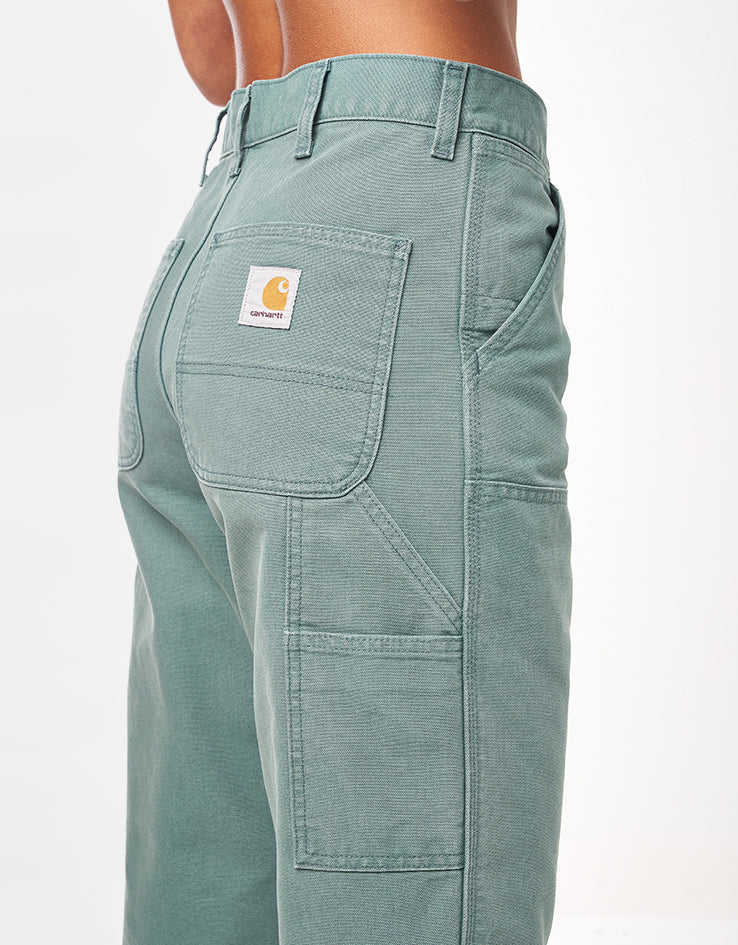 Carhartt WIP Double Knee Pant - Silver Pine (Stone Canvas) – Route One