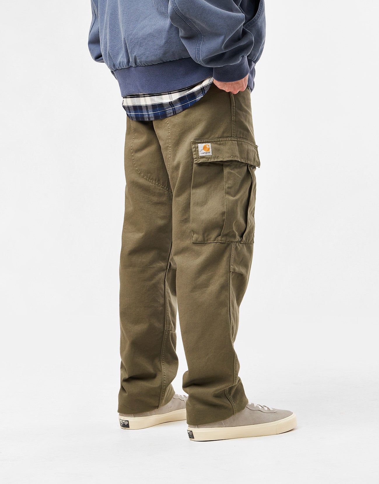 Carhartt WIP Regular Cargo Pant - Dollar Green (Garment Dyed