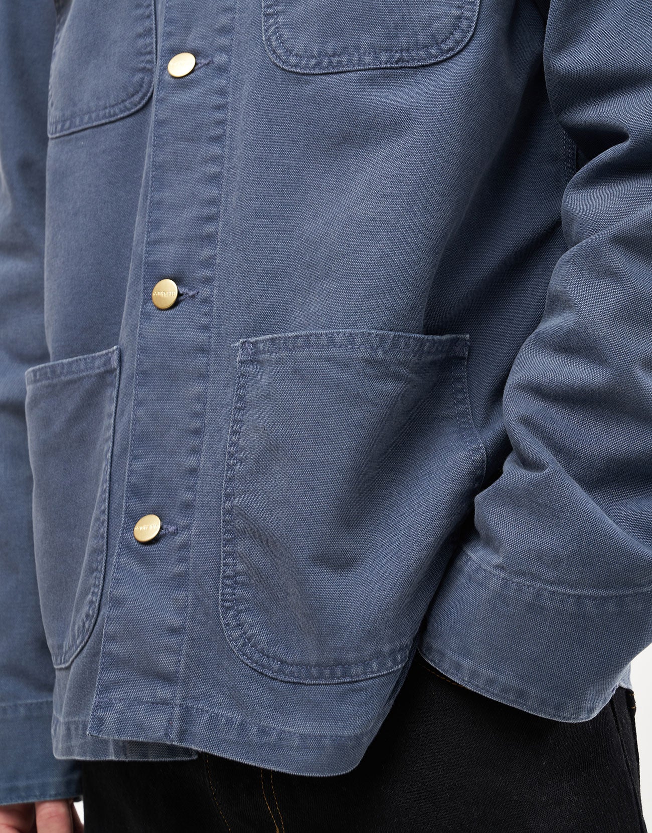 Carhartt WIP Michigan Coat - Dusky Blue (Stone Canvas) | Route One