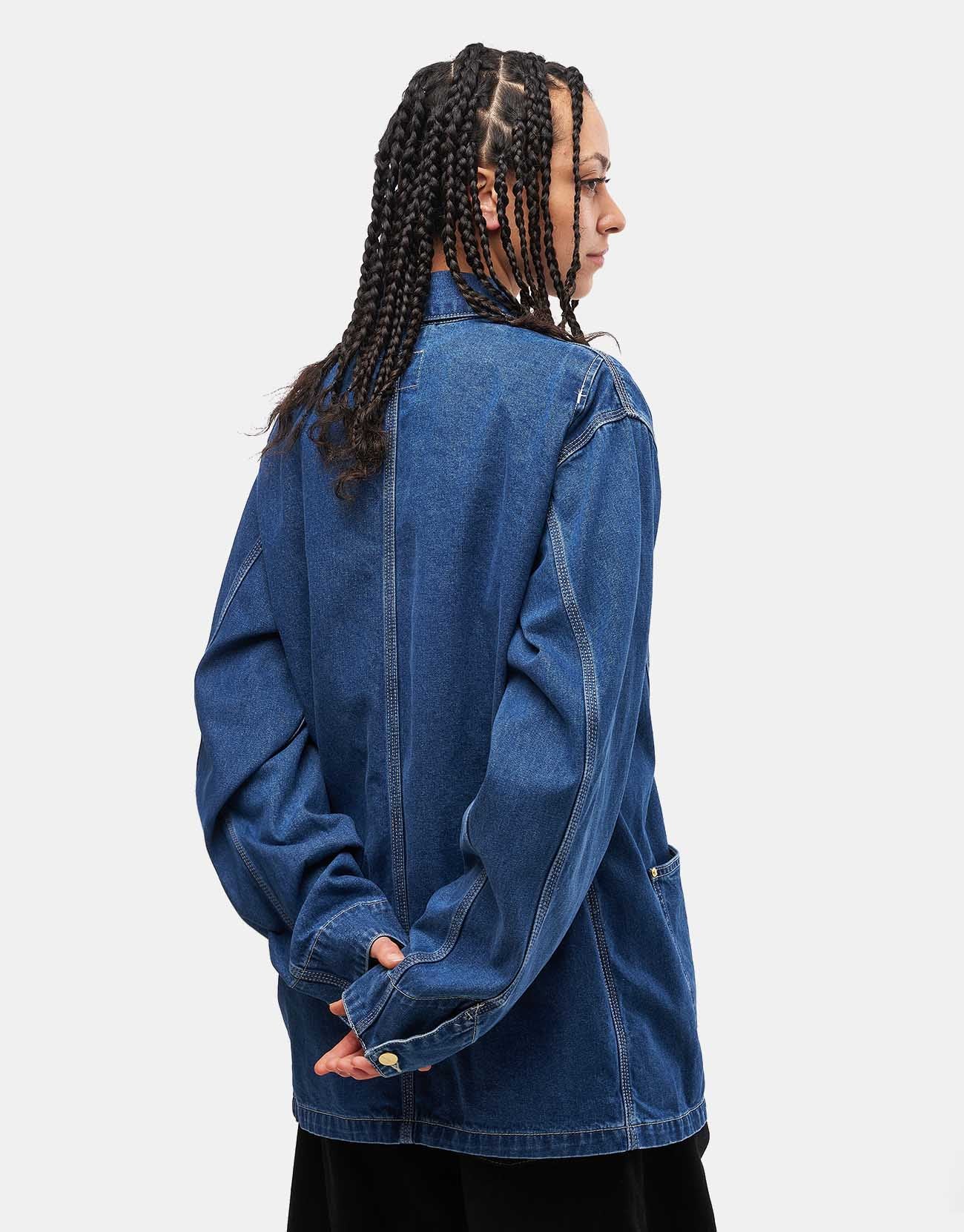 Carhartt WIP OG Chore Coat - Blue (Stone Washed) | Route One