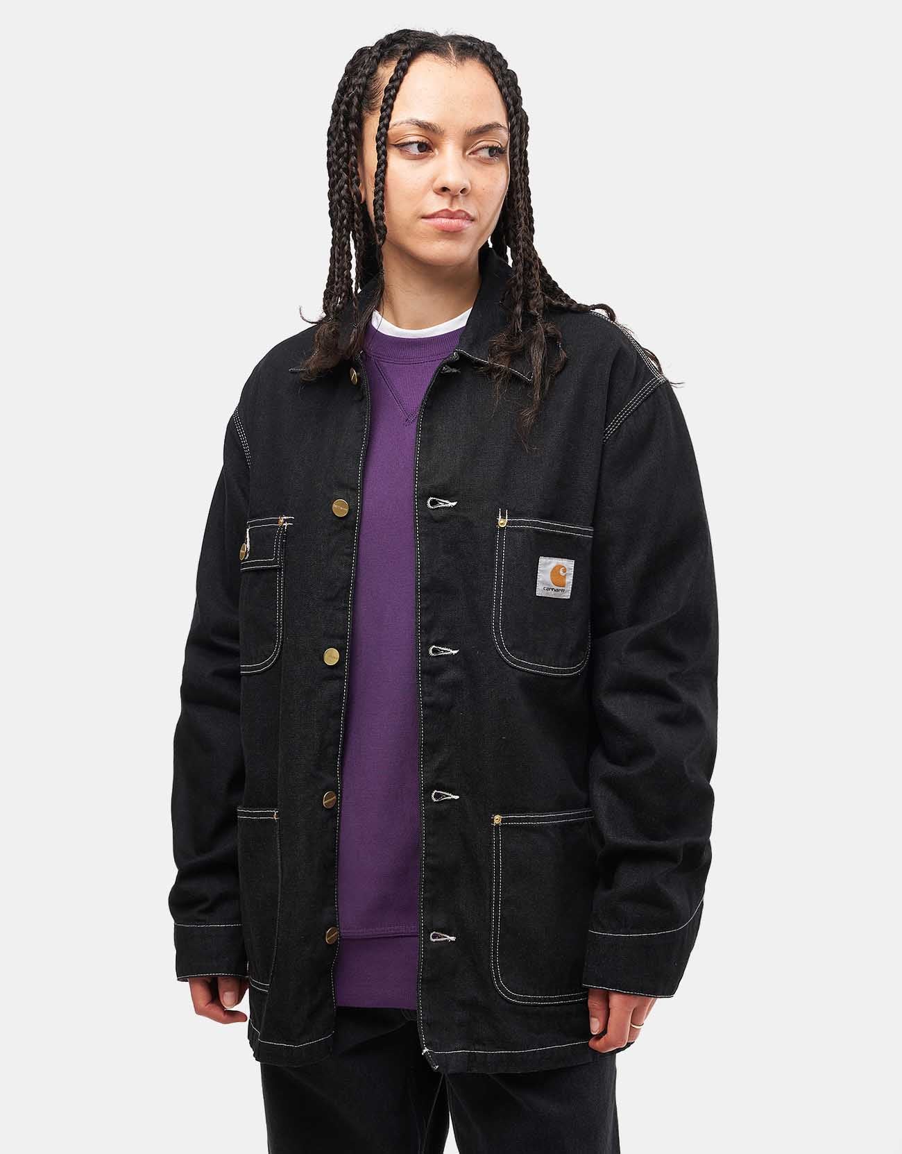 Carhartt WIP OG Chore Coat - Black (One Wash) | Route One