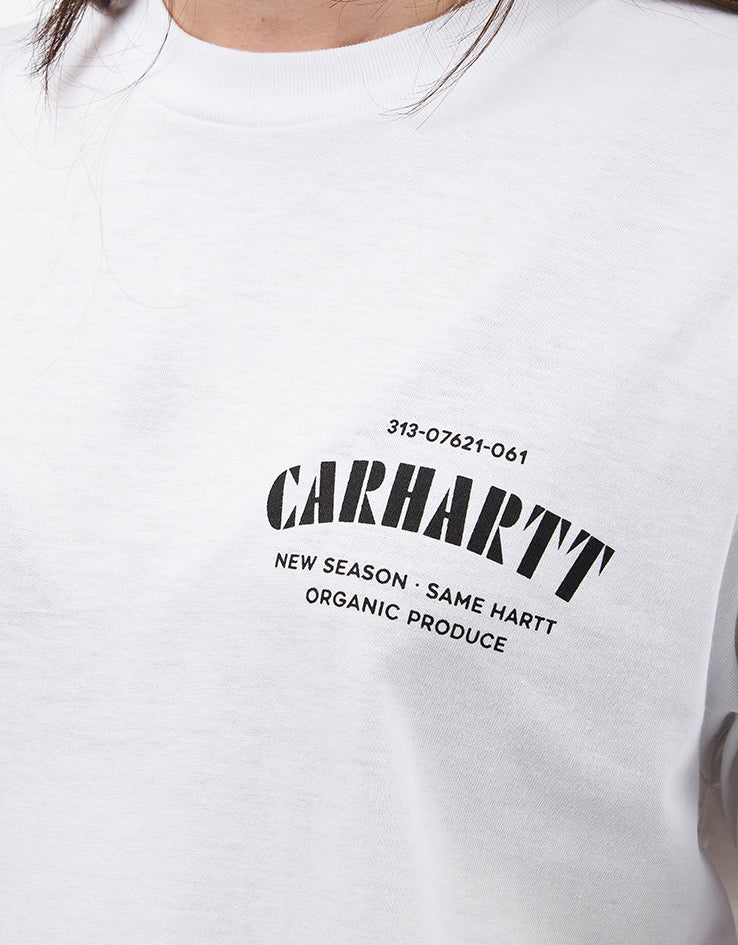 Carhartt WIP Catalogue C Logo T-Shirt - White | Route One