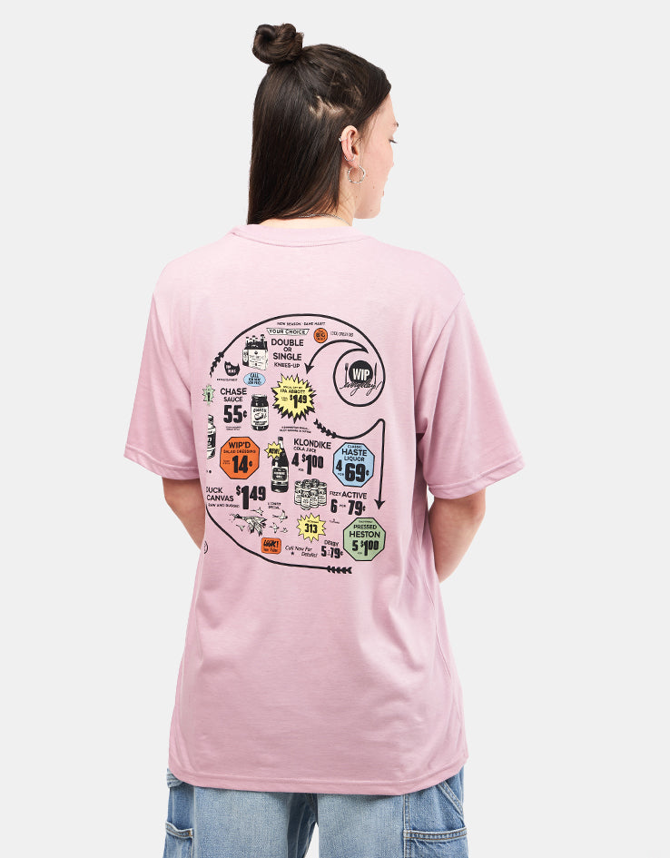 大人気★CARHARTT★S/S CATALOGUE C LOGO T-SHIRT(HORTENSIA) Carhartt WIP S/S Catalogue C Logo T-Shirt, Hortensia