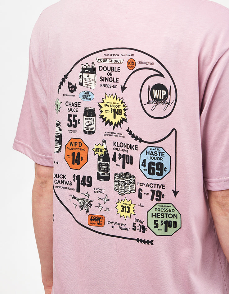 Carhartt WIP Catalogue C Logo T-Shirt - Hortensia | Route One
