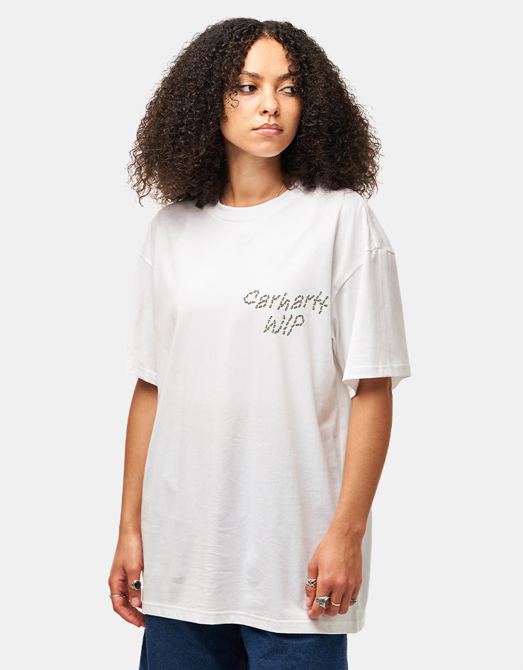 ★ドイツ発*carhartt WIP*新作*Sunflower Tシャツ/WHITE★ Carhartt WIP Sunflower T-Shirt - White | T-Shirts | Huckberry