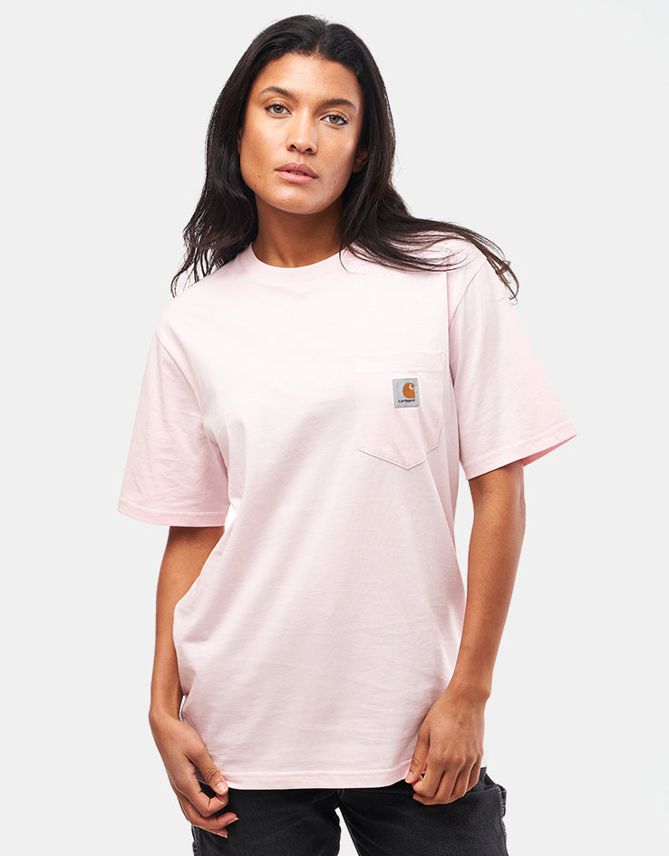 Carhartt WIP Pocket T-Shirt - Air Pink | Route One