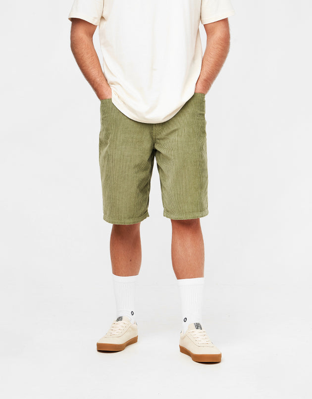 Vans Check-5 Loose Corduroy Short - Loden Green